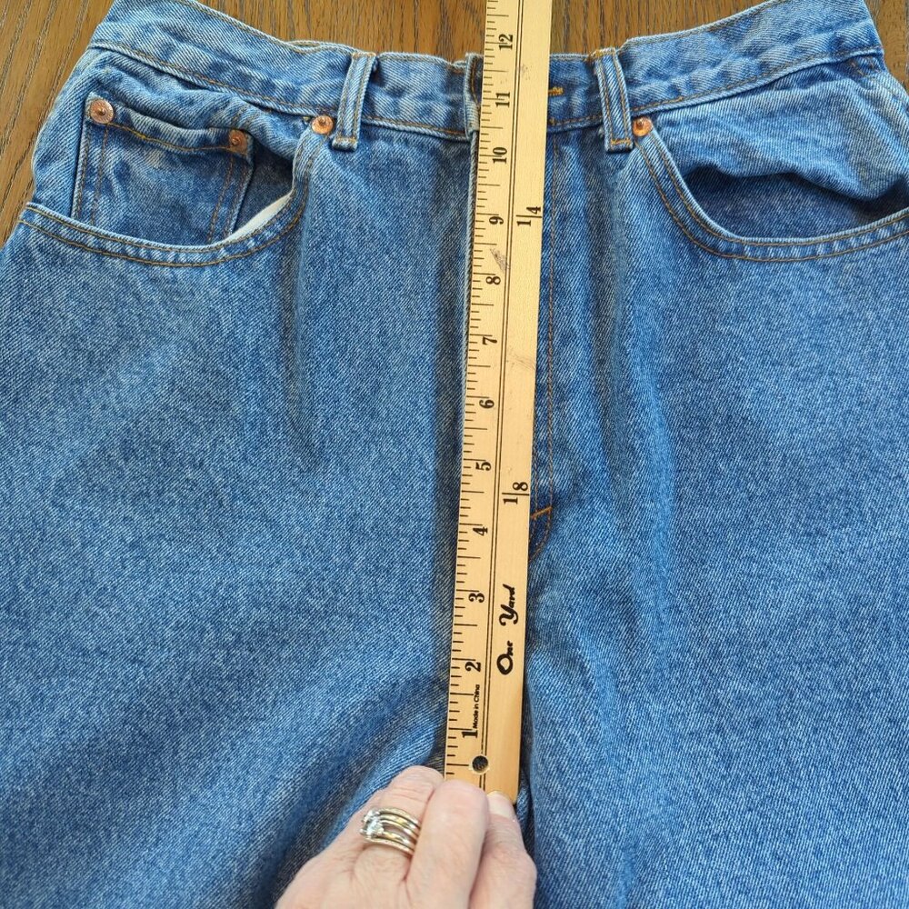 Vintage Nuovo Country Seat Jeans Women 10R High Rise Straight 100% Cotton - Picture 9 of 12